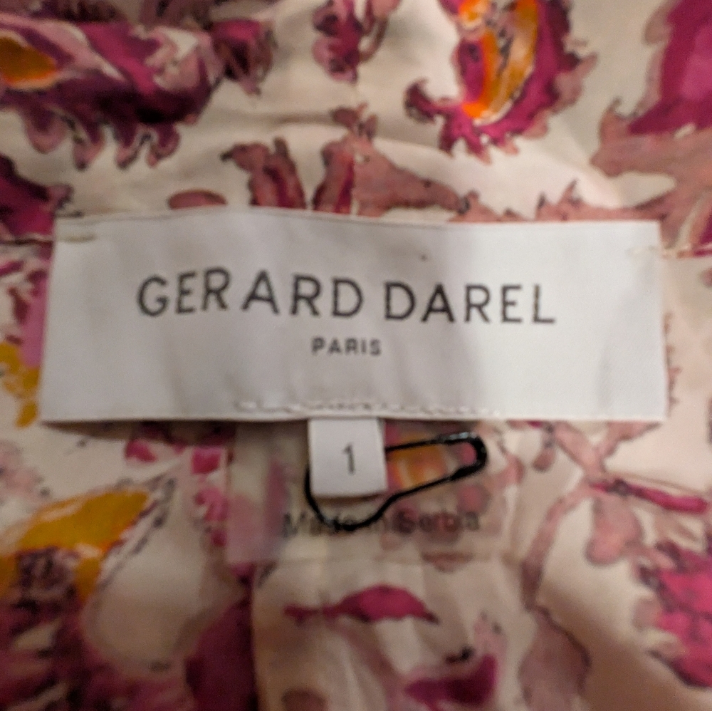 Gerald Darel Floral Kimono Jacket - Size 1 - Picture 7 of 9